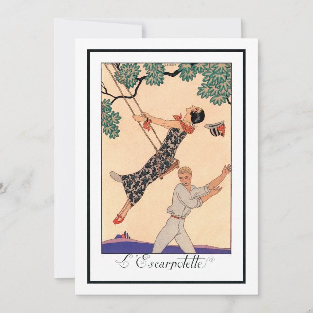 Vintage Love Romance, Escarpolette Swing Barbier (Front)