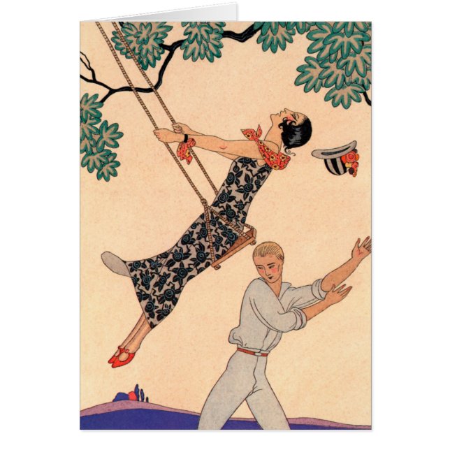 Vintage Love Romance, Escarpolette Swing Barbier (Front)