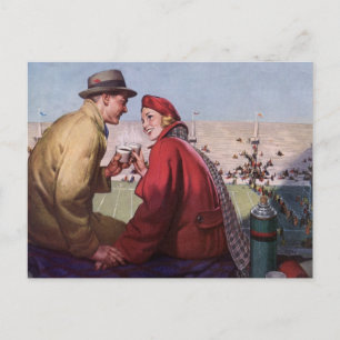Vintage Love, Romance, Romantic, Save the Date Announcement Postcard