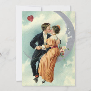 Vintage Love, Romance, Romantic, Save the Date Invitation