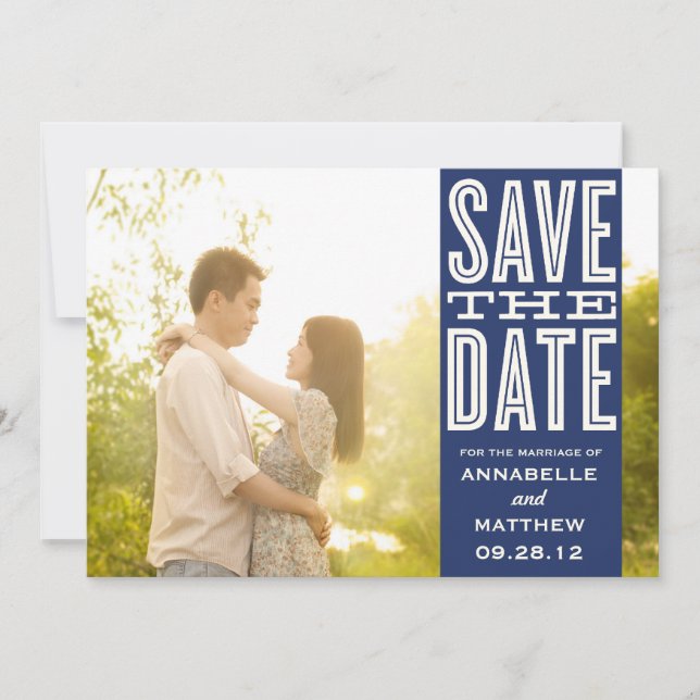 VINTAGE LOVE | SAVE THE DATE ANNOUNCEMENT (Front)
