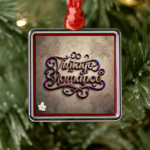 "Vintage Love Story" Metal Tree Decoration