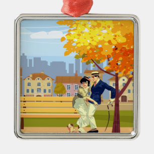 Vintage Love Tied In A Knot Metal Tree Decoration