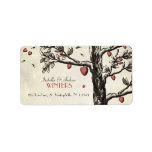 Vintage Love Tree Label