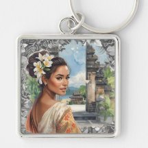 Vintage, Lovely Bali Women and Tropical Paradise