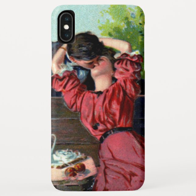 Vintage Lover's Kiss Apple iPhone XS Max  Case (Back)