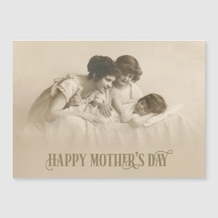 Vintage Loving Mother and Children