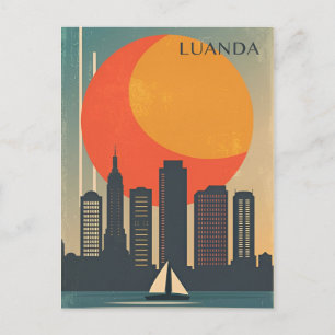 vintage Luanda Angola Capital Africa City  Postcard