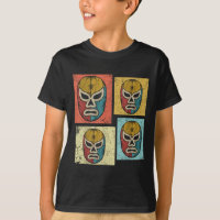 Vintage Lucha Libre Masks Funny Retro Mexican Luch