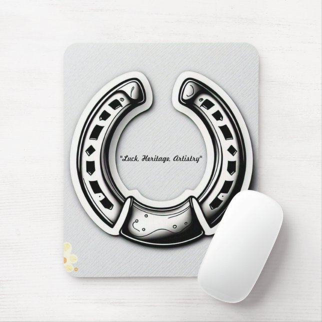 "Vintage Luck" Mouse Mat (With Mouse)