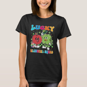 Vintage Lucky BIlingual Squad St Patrick's Day Sch T-Shirt