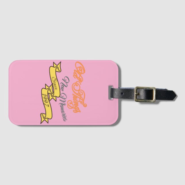 Vintage Luggage Tag – Since 1997 (Front Horizontal)