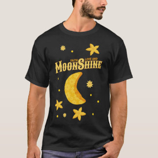 Vintage Lunar Faith Love and Moonshine T-Shirt