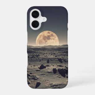 Vintage Lunar Horizon iPhone 16 Case