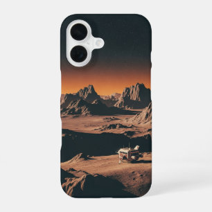 Vintage Lunar Landscape iPhone 16 Case
