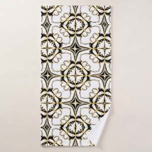 Vintage Luxe Tile Bath Towel Set