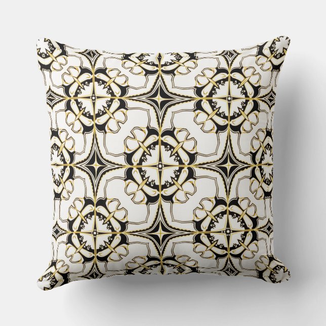 Vintage Luxe Tile Cushion (Back)