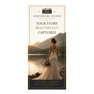 Vintage Luxury Camera Branding | Photographer Rack Card