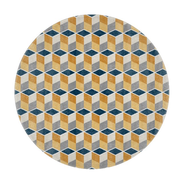 Vintage Luxury: Elegant Seamless Pattern. Cutting Board (Front)