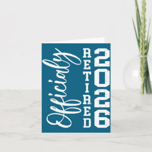 Vintage Ly Retired 2026 Funny Retirement Men Women Card