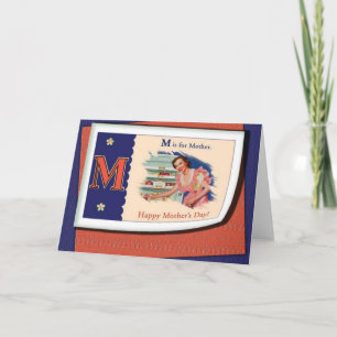 Vintage M is for Mother Card
