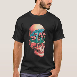 Vintage Macabre & Fairy Grunge Art Trippy Gothic C T-Shirt