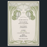 Vintage Mackintosh Trees in Bloom Sage Green Flyer<br><div class="desc">Embrace love's eternal growth with our vintage wedding invitation, inspired by the legendary Scottish architect, Charles Rennie Mackintosh. The card features two abstract Trees in Bloom surrounding the wedding details, symbolising the intertwining lives of the couple and the roots that grow deeper with time. Mackintosh's distinctive style adds an elegant...</div>