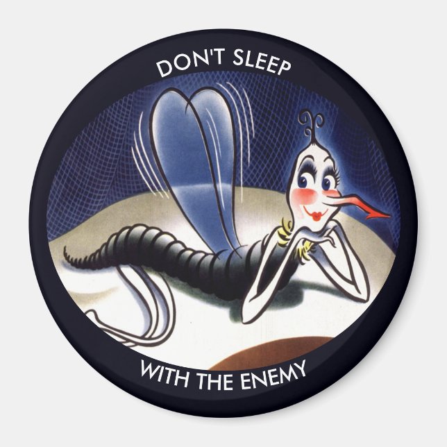 Vintage Madam Malaria Mosquito Magnet (Front)