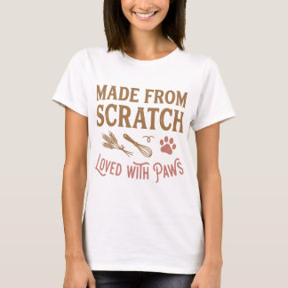 Vintage Made From Scratch Loved Paws T-Shirt
