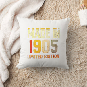 "Vintage Made in 1905 Limited Edition- Cushion