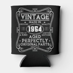 Vintage Made In 1954 Retro Classic Can Cooler