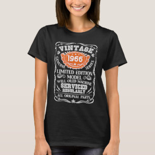 Vintage Made in 1966 55th Bithday 55 Years Old Bi T-Shirt