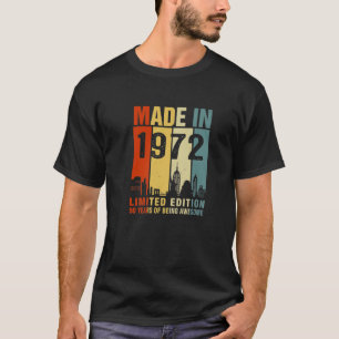 Vintage Made In 1972 Limited Edition 50 Years Bein T-Shirt