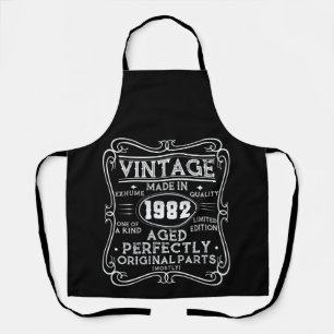 Vintage Made In 1982 Retro Classic Apron