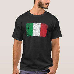 Vintage Made In ITALY ITALIAN Flag Gift  T-Shirt