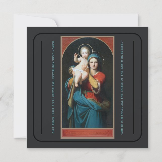 VINTAGE MADONNA AND CHRIST CHILD  (Front)