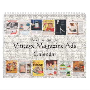 Vintage Magazine Ads Calendar