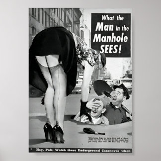 Vintage Magazine Comical Advertisement  Poster