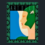 Vintage Magazine Cover Art Deco Poster<br><div class="desc">If you choose to download, Your local Walgreen store makes board posters of your download into different sizes and in various textures at a very good price. Sometimes with a discount. A tip from my US friend. For UK see "Digital Printing" online. I have used and brightened a vintage image...</div>