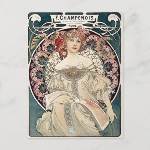 Vintage Magazine Cover  Postcard