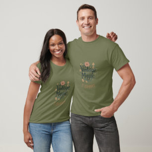 Vintage Magic: Embrace Timeless Floral Design T-Shirt