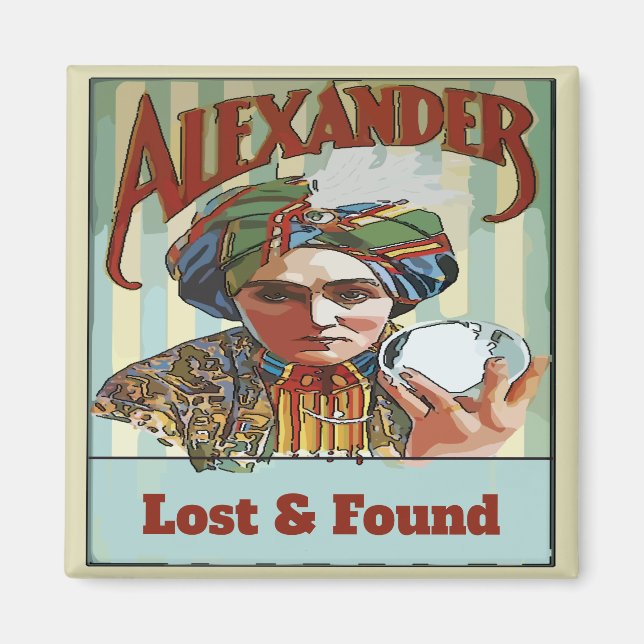 Vintage Magic  Fridge Magnet (Front)