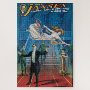 Vintage Magic Jansen Magician Jigsaw Puzzle