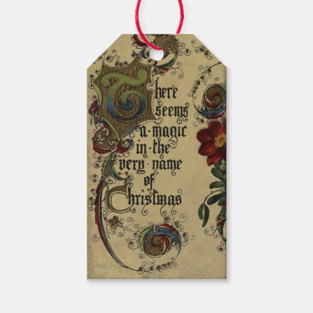 Vintage Magic of Christmas Gift Tag (Front)