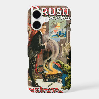 Vintage Magic Poster, Brush, King of Wizards