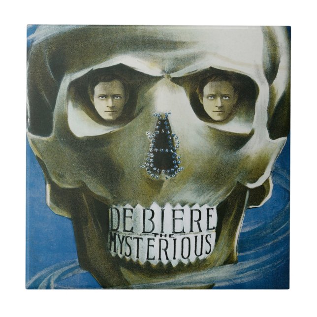 Vintage Magic Poster, De Biere the Mysterious Tile (Front)