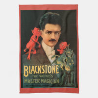 Vintage Magic Poster, Great Blackstone Magician