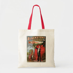 Vintage Magic Poster, Great Blackstone Magician Tote Bag