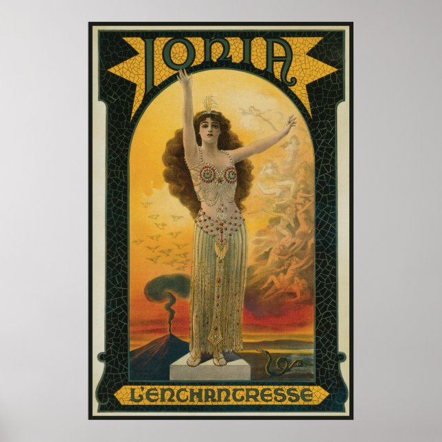 Vintage Magic Poster, Ionia L'Enchantress Poster (Front)