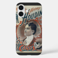 Vintage Magic Poster, Magician Harry Houdini